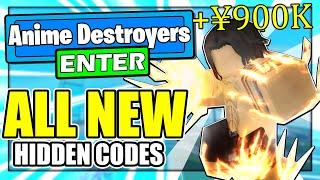 (OCTOBER 2021) Anime Destroyers Simulator ALL NEW ROBLOX Anime Destroyers Simulator CODES!