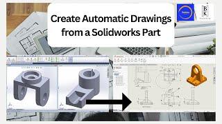 Create Drawings Automatically From Part in Solidworks using Macros | BK Engineering | Tek4s