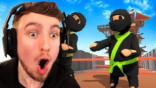 Trying to Complete a NINJA Level - Human Fall Flat Gameplay