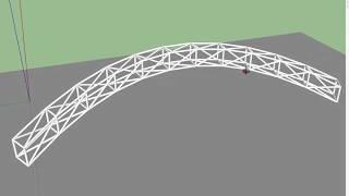 Curved Steel Trusses | Sketchup Quick Tip