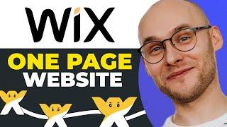 Wix One Page Website Tutorial (Step-by-Step)