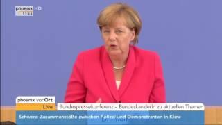 Flüchtlingspolitik: "Wir schaffen das"-Statement von Angela Merkel am 31.08.2015