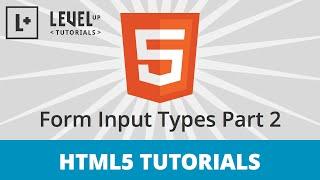 HTML5 Tutorials #10 - Form Input Types Part 2