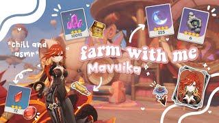 farming for mavuika!⟡・˚₊  chill & cozy voiceover to listen to while you play ₊੭ | Genshin Impact