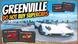 DO NOT BUY SUPERCARS - Roblox Greenville Wisconsin - Avoid Supercars - Greenville Scam - GV4