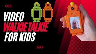 Camera video walkie talkie for kids