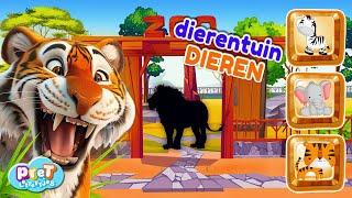 Dierentuin Dierengeluiden met Pretlettertjes • Wie Zit Daar Verstopt? • deel 2