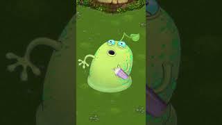 MSM Spunge tries the Grimace Shake! | #shorts #msm #mysingingmonsters  #grimaceshake #mcdonalds