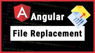 Reduce angular app bundle size using file replacement