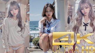 [4K AI Art] Student girlfriend show/ LookBook Amazing (Er 2) #ai #aiart #beautiful #lookbook