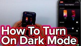 How To Turn On Dark Mode on iPhone [iOS 13]