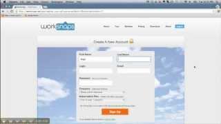 Worksnaps New User Account Setup