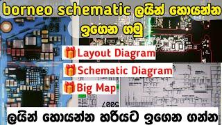 How to use Borneo schematic tool feature || Borneo schematic diagram sinhala explained || Big Map