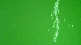 Thunder storm light with heavy rain with winds green screen effects #goharinfo #greenscreen #light