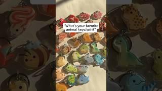 What’s my favorite out of 1200+ animal keychains?  #animalart #animallover #keychain #giftideas