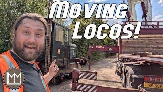 Moving two Locomotives by Road in a Single Day!