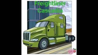#shorts #Freighliner #Cascadia Freightliner Cascadia Happy Color #Happy #Color #Truck #vehicle Truck