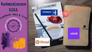 Budgetplanung 2022 | Cashback Apps, VIVID & mehr | Cash Envelope | Umschlagmethode |