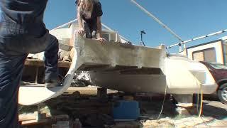 Building A Transom To Hold A Large Outboard Motor