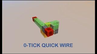 0-tick Quick Wire ||Minecraft|| ||Redstone|Slimestone||