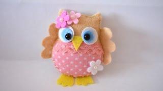 How To Make a Pretty Felt and Fabric Owl - DIY Crafts Tutorial - Guidecentral