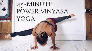 POWER VINYASA YOGA FLOW | 45-Minute Yoga Sequence | CAT MEFFAN