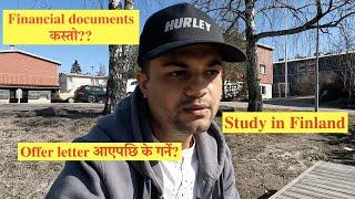 | Visa Documentation | Studying in Finland | What to check on Offer Letter |
