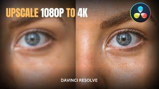 New Super Scale Feature DaVinci Resolve