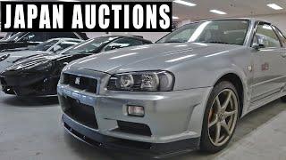 BIDDING ON ULTRA RARE R34 GTR AT JAPAN AUCTIONS!