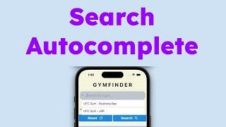013 - Adding Autocomplete functionality to your Search bar | React Native & Firebase