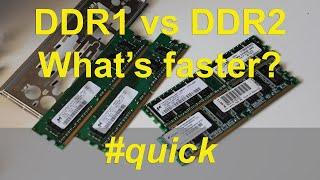 DDR1 Vs DDR2 RAM - Which is fastest? (Quick edition, single vs dual channel)