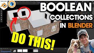 The RIGHT Way to Use Booleans for Architecture in Blender!