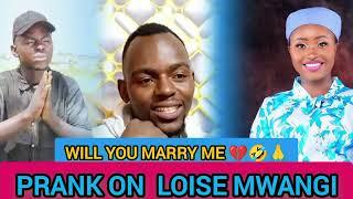 WILL YOU MARRY ME??!!! PRUNK GONE WRONG  // LOISE MWANGI