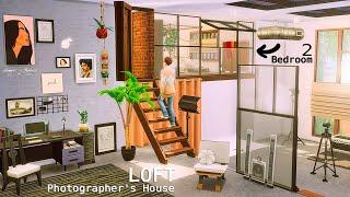  Photographer's House • Industrial Loft | NoCC | The Sims 4 | Stop Motion