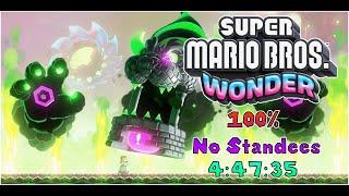 [WR] Super Mario Bros. Wonder 100% (No Standees) Speedrun in 4:47:35