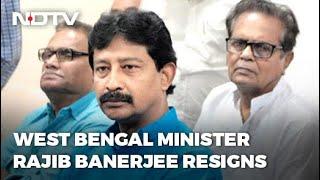 West Bengal Minister Rajib Banerjee Resigns In Fresh Worry For Trinamool