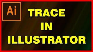 How to Trace an image in illustrator CC 2019 - Tutorial