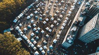 NYC Builds Migrant Encampment… In Public Park