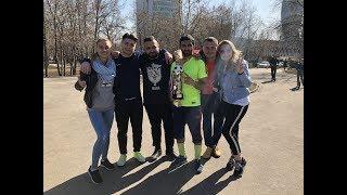 Футбольный матч команды #ПутьДетства в парке Красная Пресня (14.04.2018)