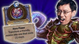 EVOLVING ALL MY THINGS And It Is GLORIOUS! | Rise of Shadows | Hearthstone