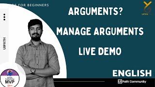 UiPath | What is Arguments? | Manage Arguments | Live Demo | English| Yellowgreys