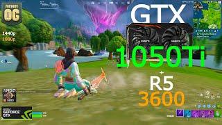 Fortnite Ch4 Season OG : GTX 1050Ti + Ryzen 5 3600