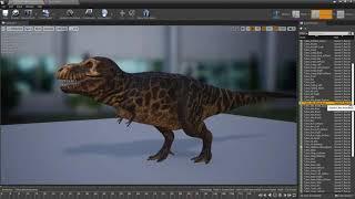 T-Rex Animated 3D model