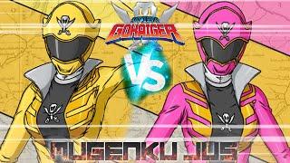 Gokai Yellow vs Gokai Pink [Kaizoku Sentai Gokaiger] in MUGEN