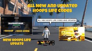 All Updated, New, and Working Codes in Hoops Life. New Gold Rush Update is Insane!! (Must Watch)