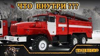 Пожарная машина, что в ней находится. Пожарный автомобиль-устройство.