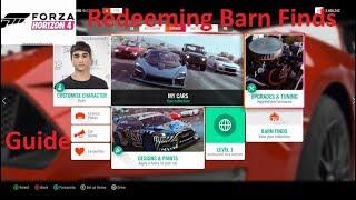 Forza Horizon 4-How To Redeem Barn Finds