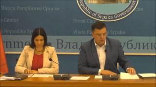 Конференција за новинаре - Министар финансија Зоран Тегелтија 19.05.2014