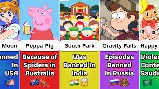 BANNED Cartoons In Different Countries