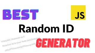 Best random and unique ID generator for Javascript #nanoid #ksuid #uuid #randomId #uniqueid